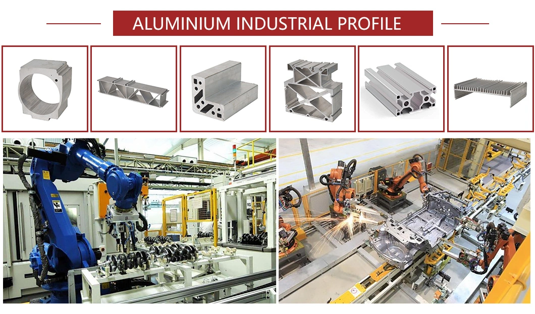 Heat Sink Parts Tube Products Aluminum Aluminium Extrusion Profile Manufacture