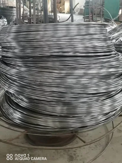 中国 316L ステンレス鋼コイルパイプ工場、3/8 インチ、1/4 インチ、1/2 インチ、5/8 インチ